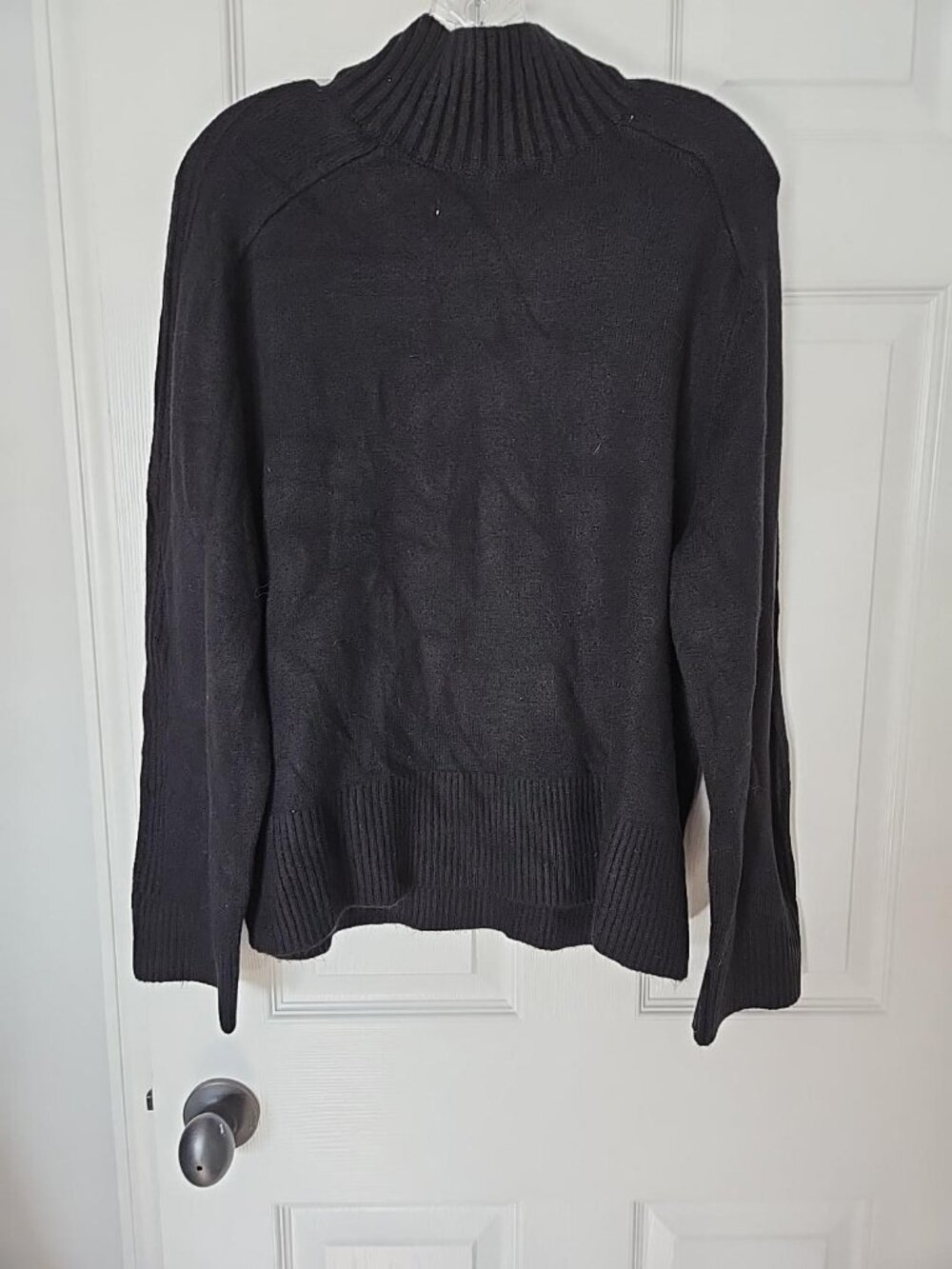 NWT Loft Black Mock Neck Sweater